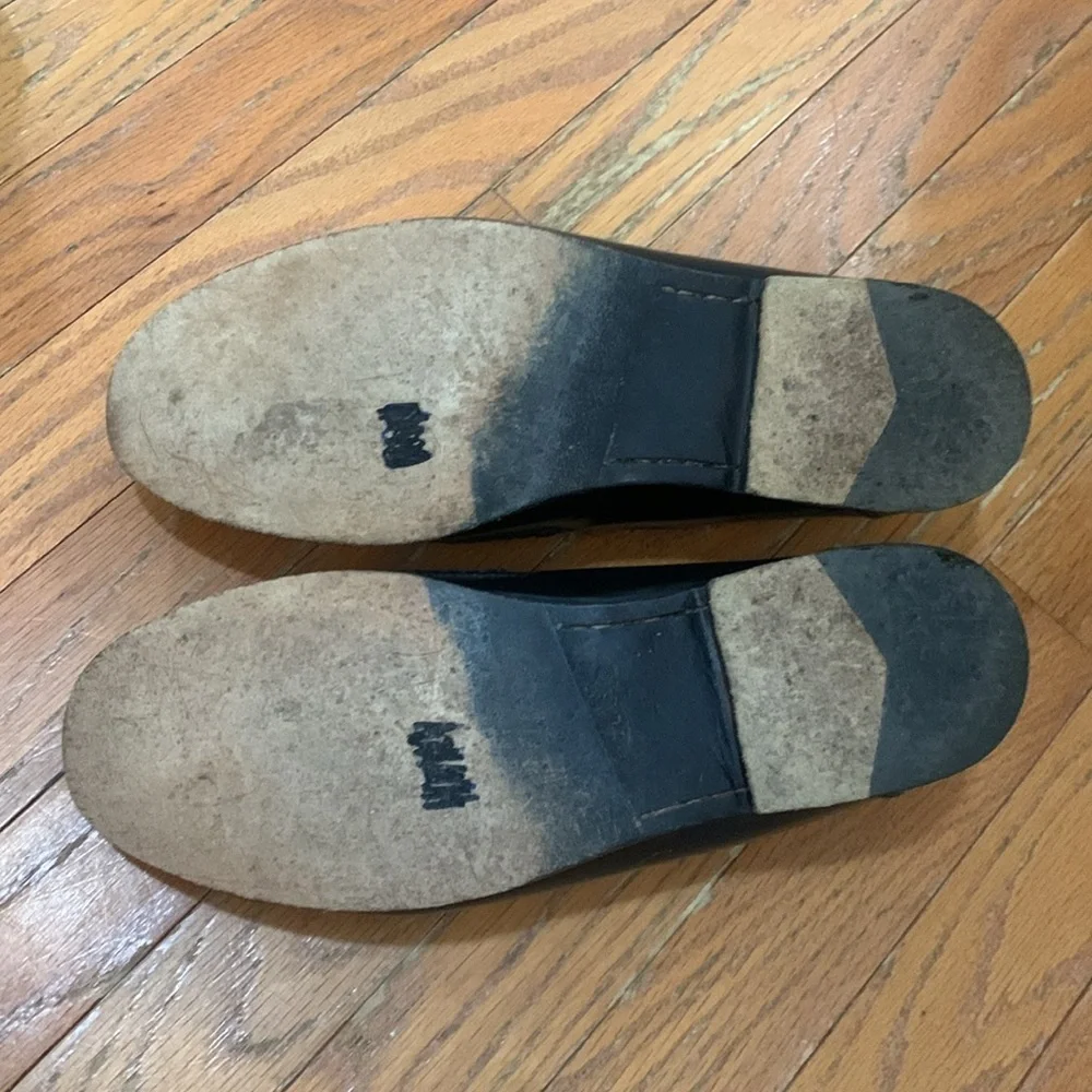Men’s Bass Black‎ Tassle Loafers Size 9.5 EUC